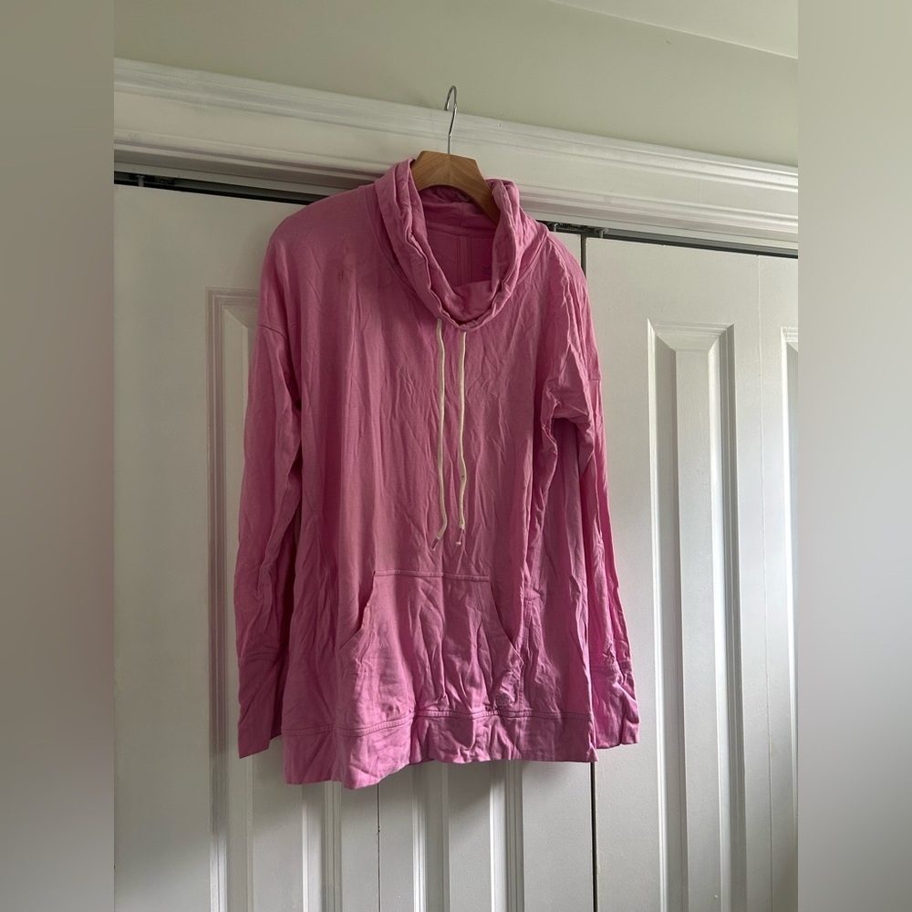 Southern Tide Pink Cowl Neck Hoodie
